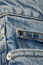 Mid Blue - Mittelblau - Peggy – Jeans mit weitem Bein mit niedriger Taille - 6