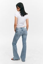 Fresh Blue - Katsumi Low Waist Flared Jeans - 4