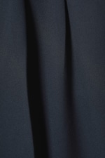 Navy Blue - Wide Leg Trousers - 1