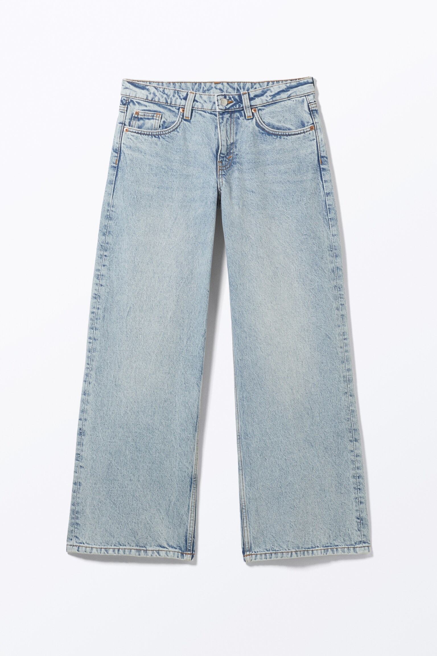 Jean Imoo taille basse large - Venice Blue - bleu clair - 2