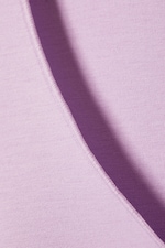 Lilac - V-Neck Fit-and-Flare Scuba Dress - 5