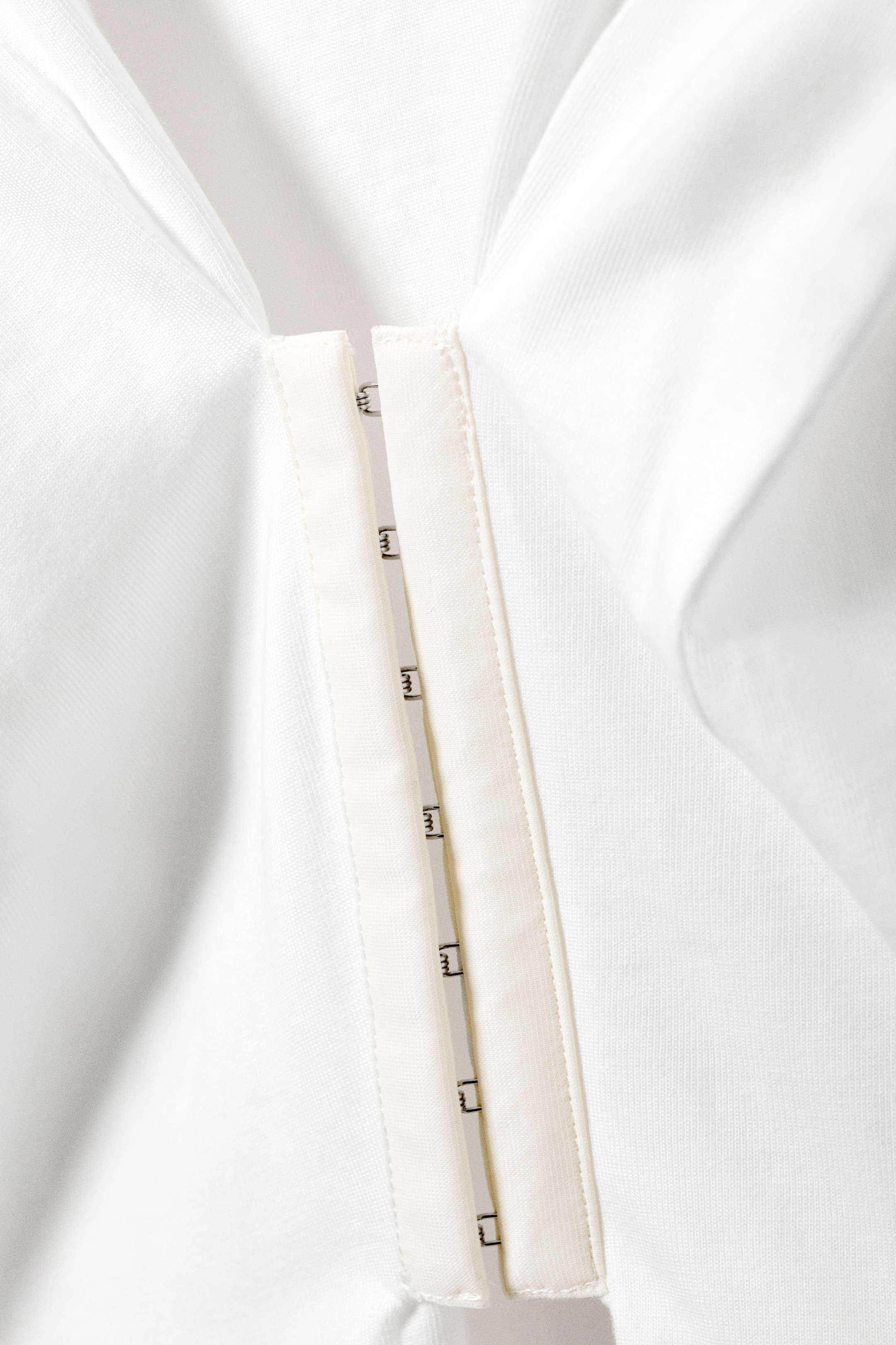View larger image: Short-Sleeved Cinched Top - White - Ladies | H&M GB 5