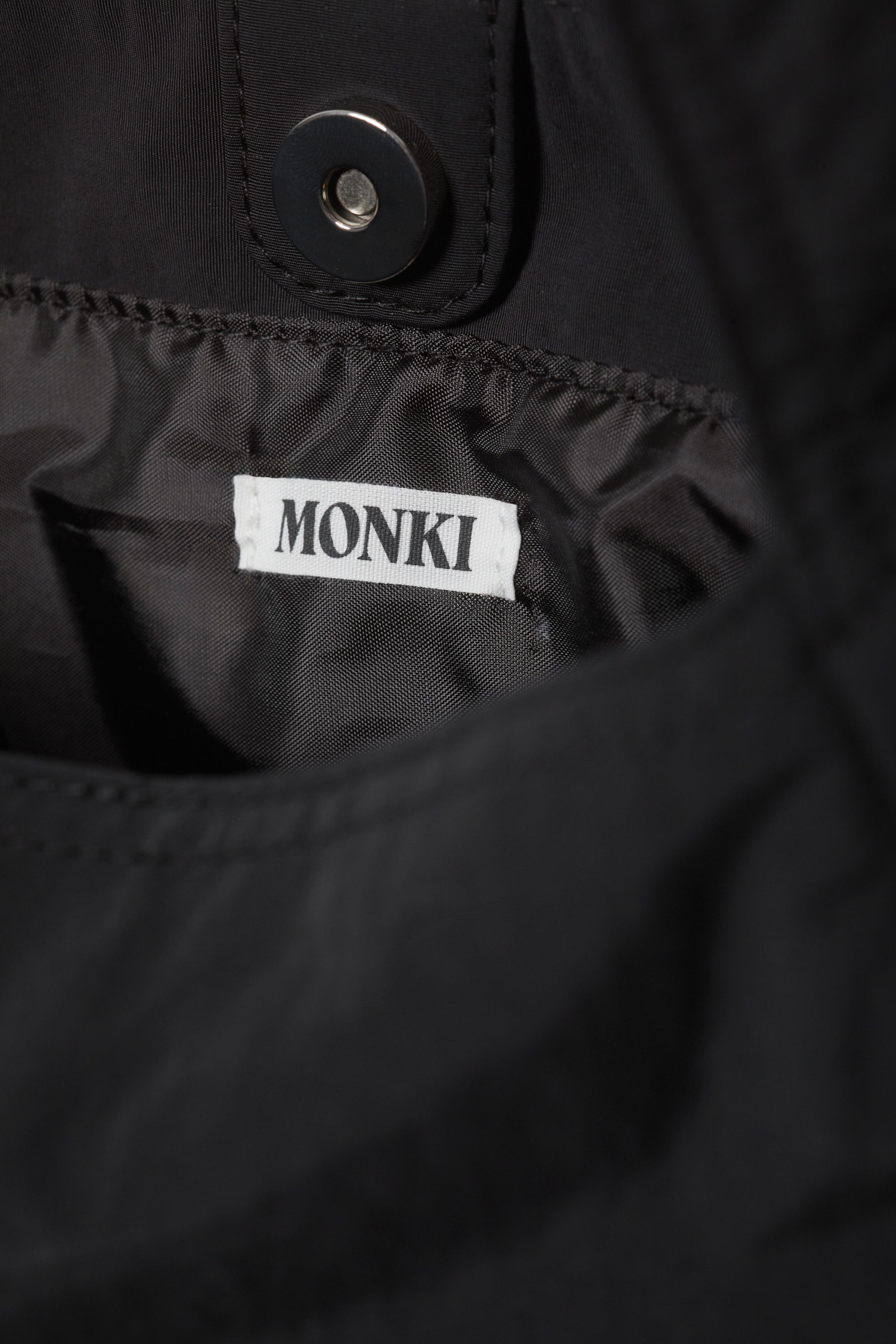 Black - Rectangular Shoulder Bag - 2