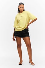 Light Yellow - Dizzy Diamonds - Boxy Fit Printed T-Shirt - 2