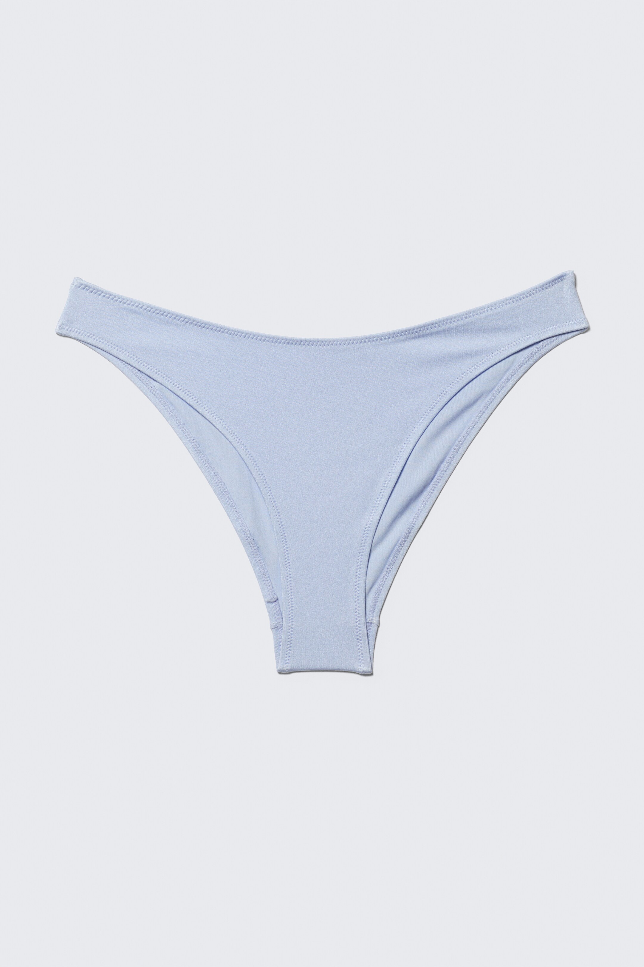 Visualizza immagine più grande: Slip bikini con sgambatura alta e vita arrotondata - Azzurro lucido - DONNA | H&M IT 4