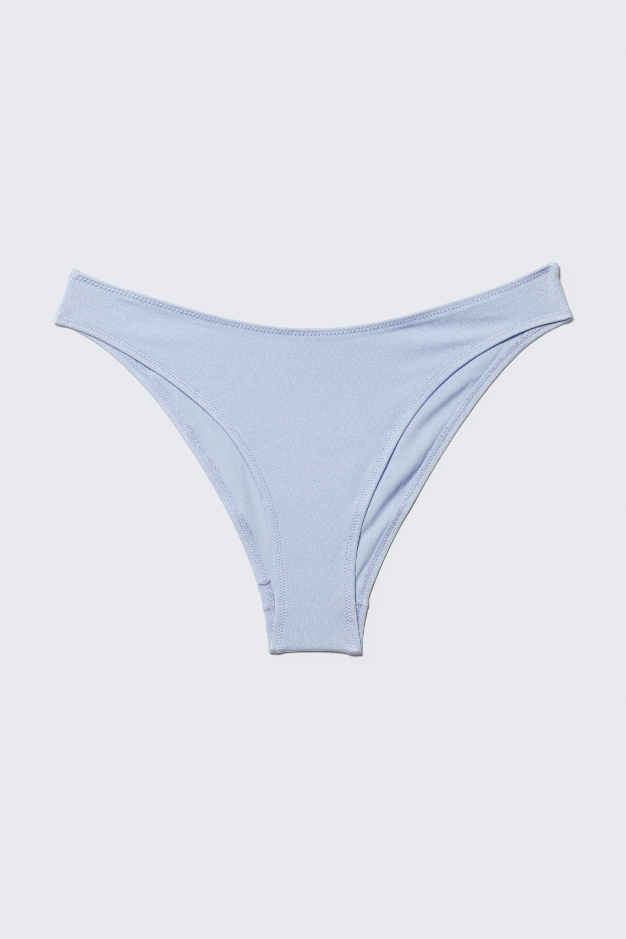 Agrandir l'image: Bas de bikini échancré coupe haute - Bleu clair brillant - FEMME | H&M BE 4