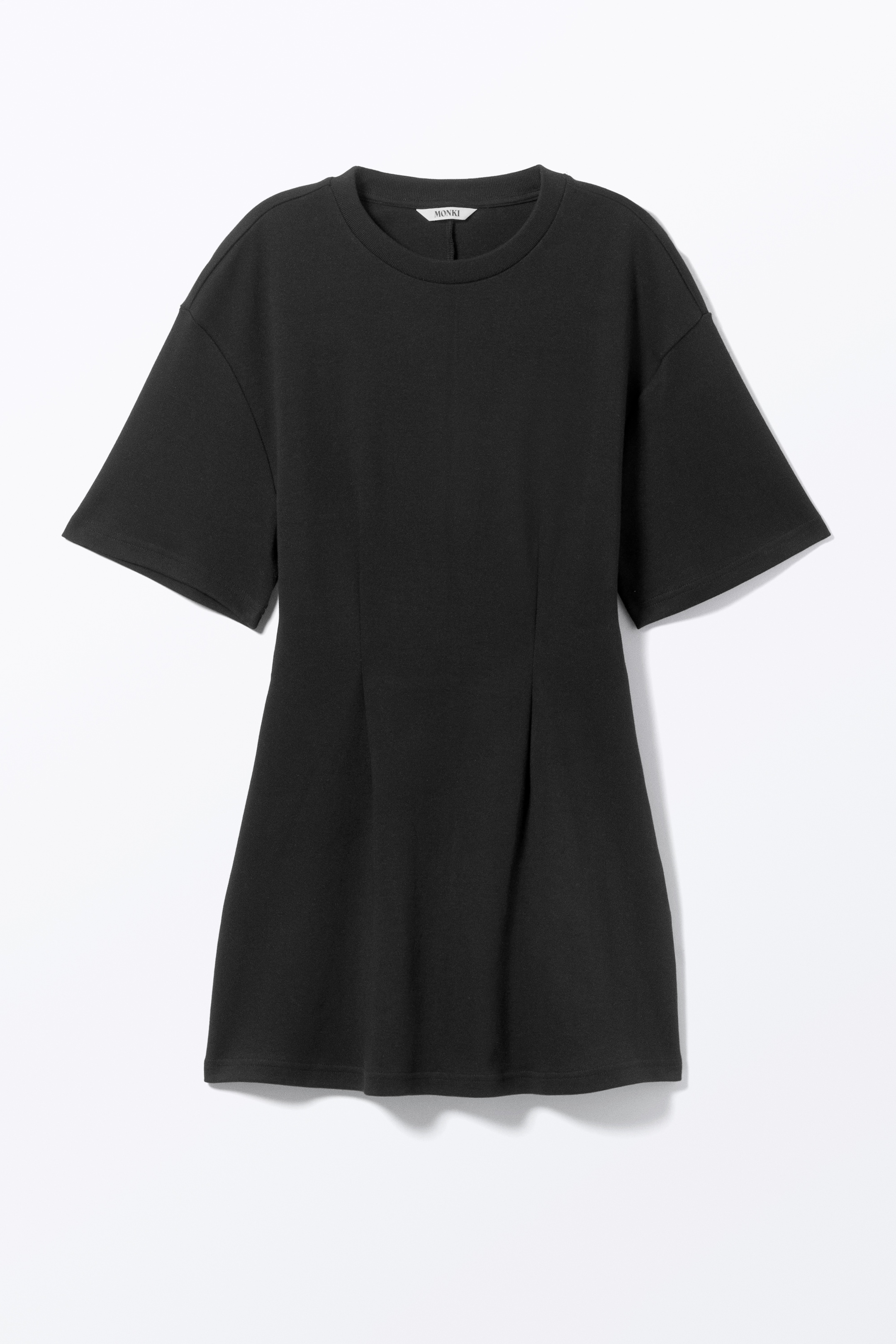 Größeres Bild anzeigen: Strukturiertes Mini-T-Shirt-Kleid - Schwarz - Ladies | H&M AT 4