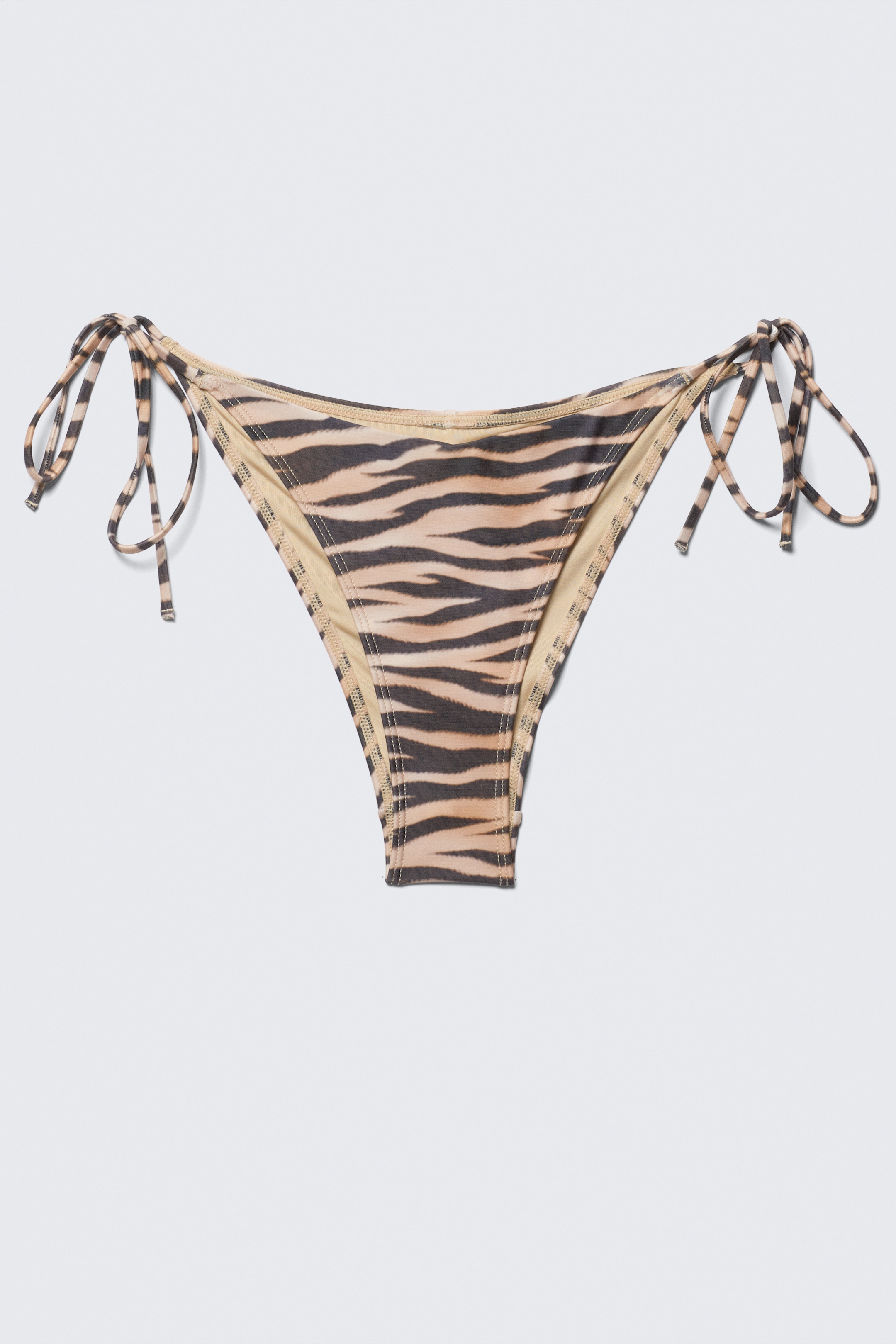Visa större bild: Strappy bikinitrosor med tryck - Tigerrandig - DAM | H&M SE 4