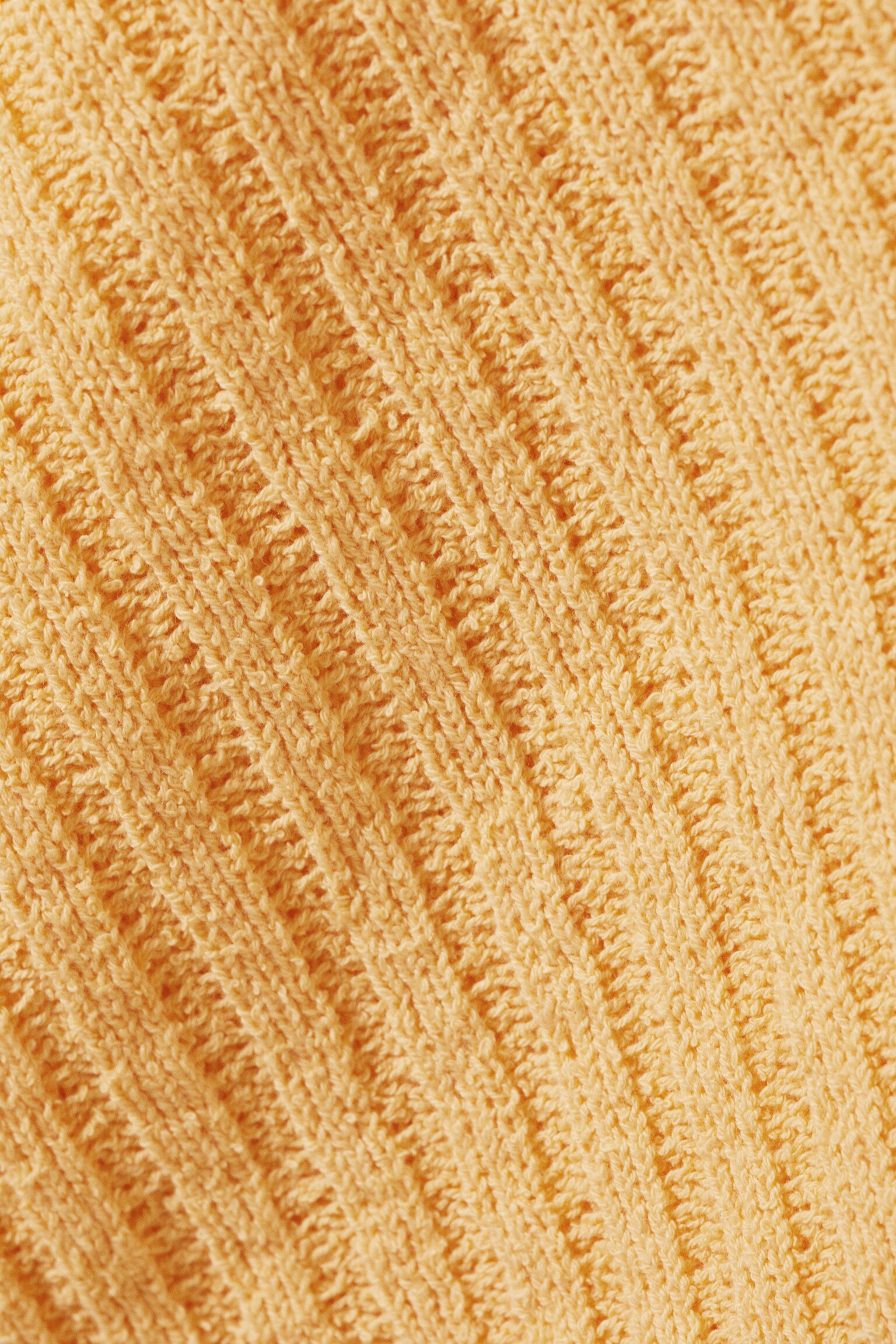 Knitted Wrap-shaped Asymmetric V-neck Sweater - Yellow/Light Dusty Beige/Dark Khaki Green - 3