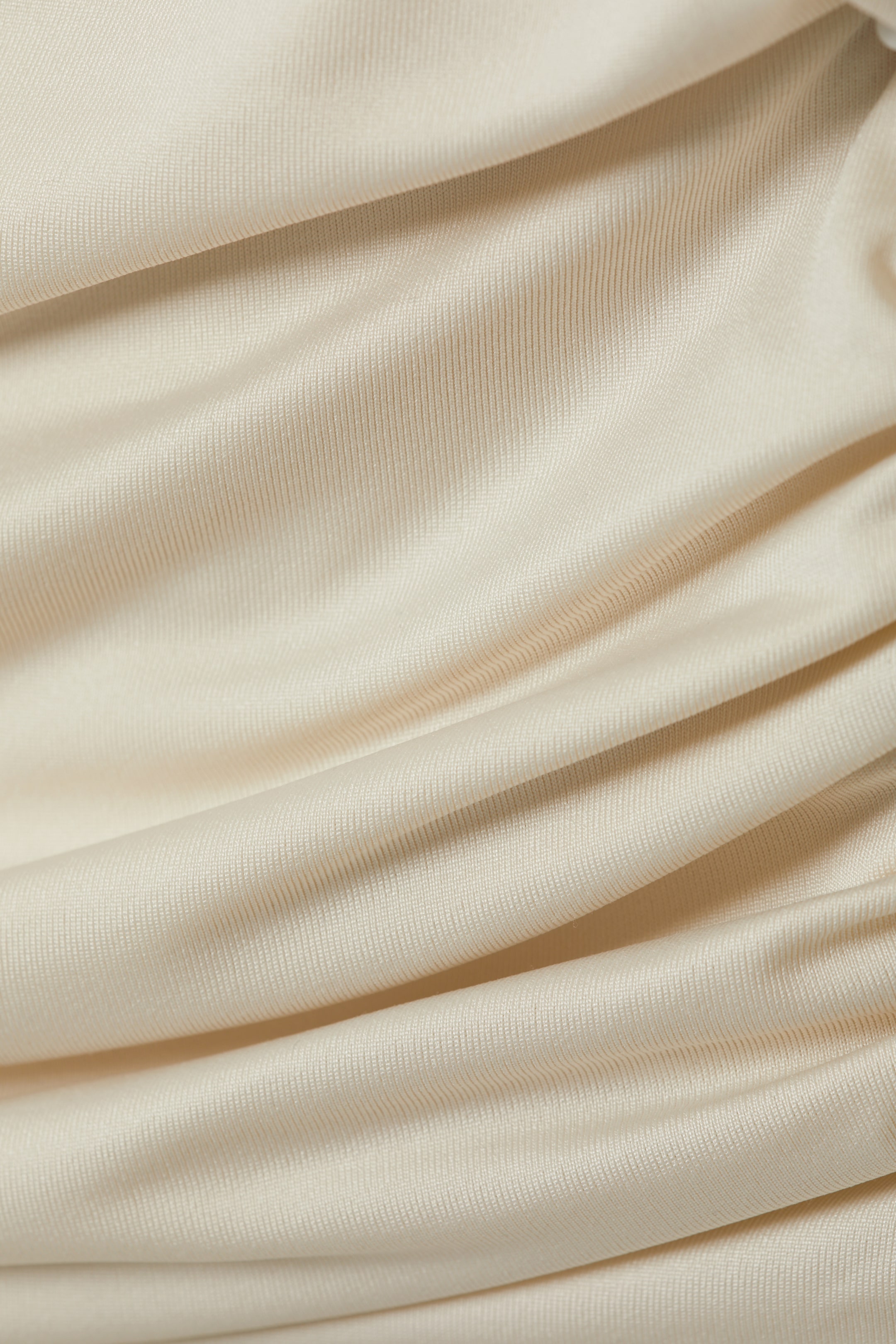 View larger image: Off Shoulder Long Sleeve Top - Dusty White - Ladies | H&M GB 2