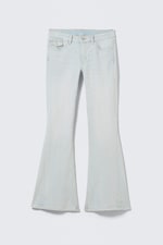 Sky Blue - Light Blue - Cheri Low Waist Flared Jeans - 5