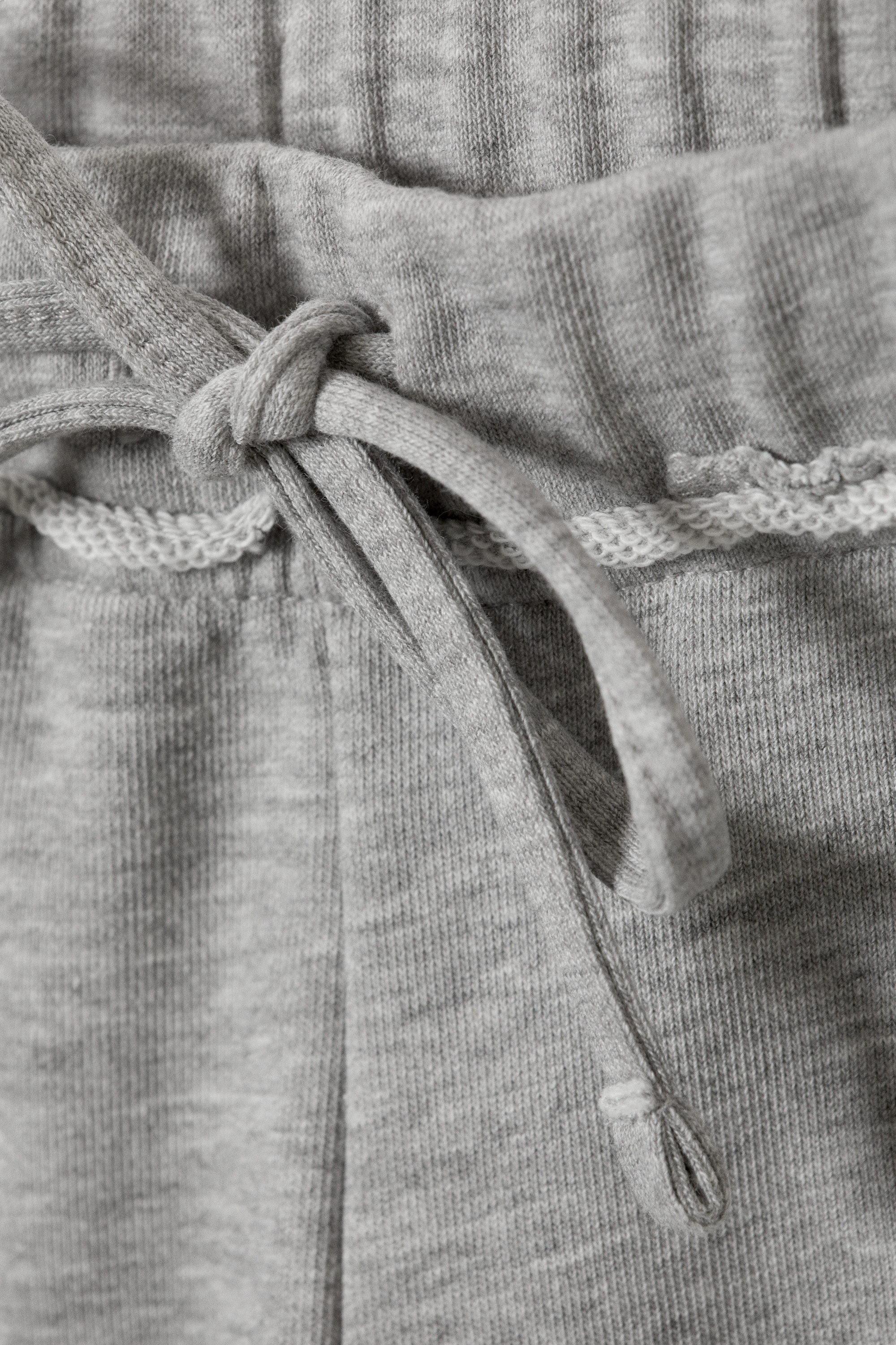 Grey Melange - Soft Terry Pyjama Bottoms - 7