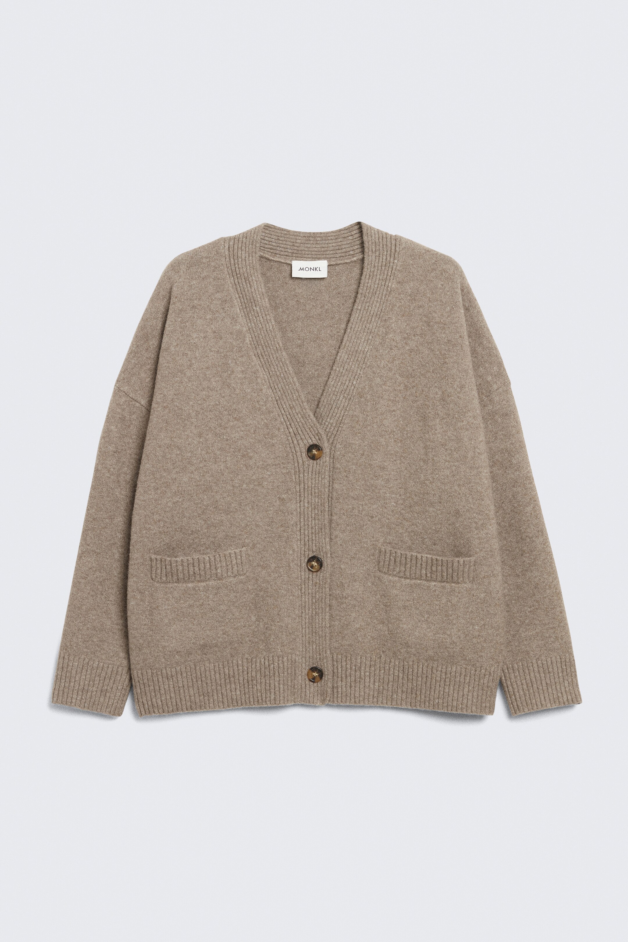 Ingrandisci l'immagine: Relaxed knitted cardigan - Mole brown - DONNA | H&M CH 4