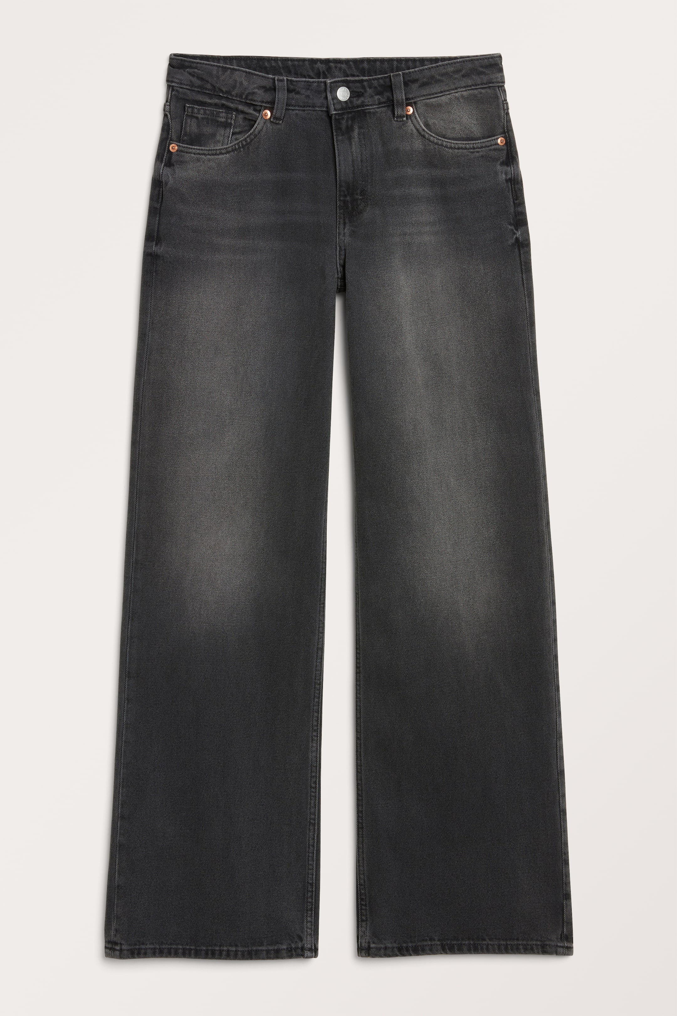 Ingrandisci l'immagine: Imoo low waist jeans - Washed black - DONNA | H&M CH 1