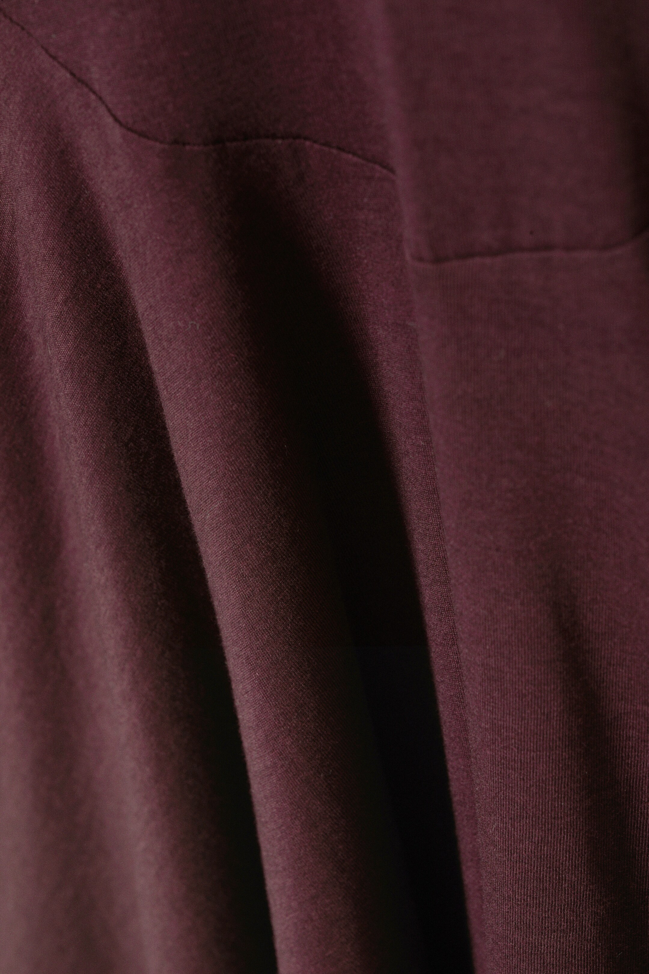 Zobacz większy obraz: Sukienka mini z długim rękawem - Ciemnoczerwony - ONA | H&M PL 2