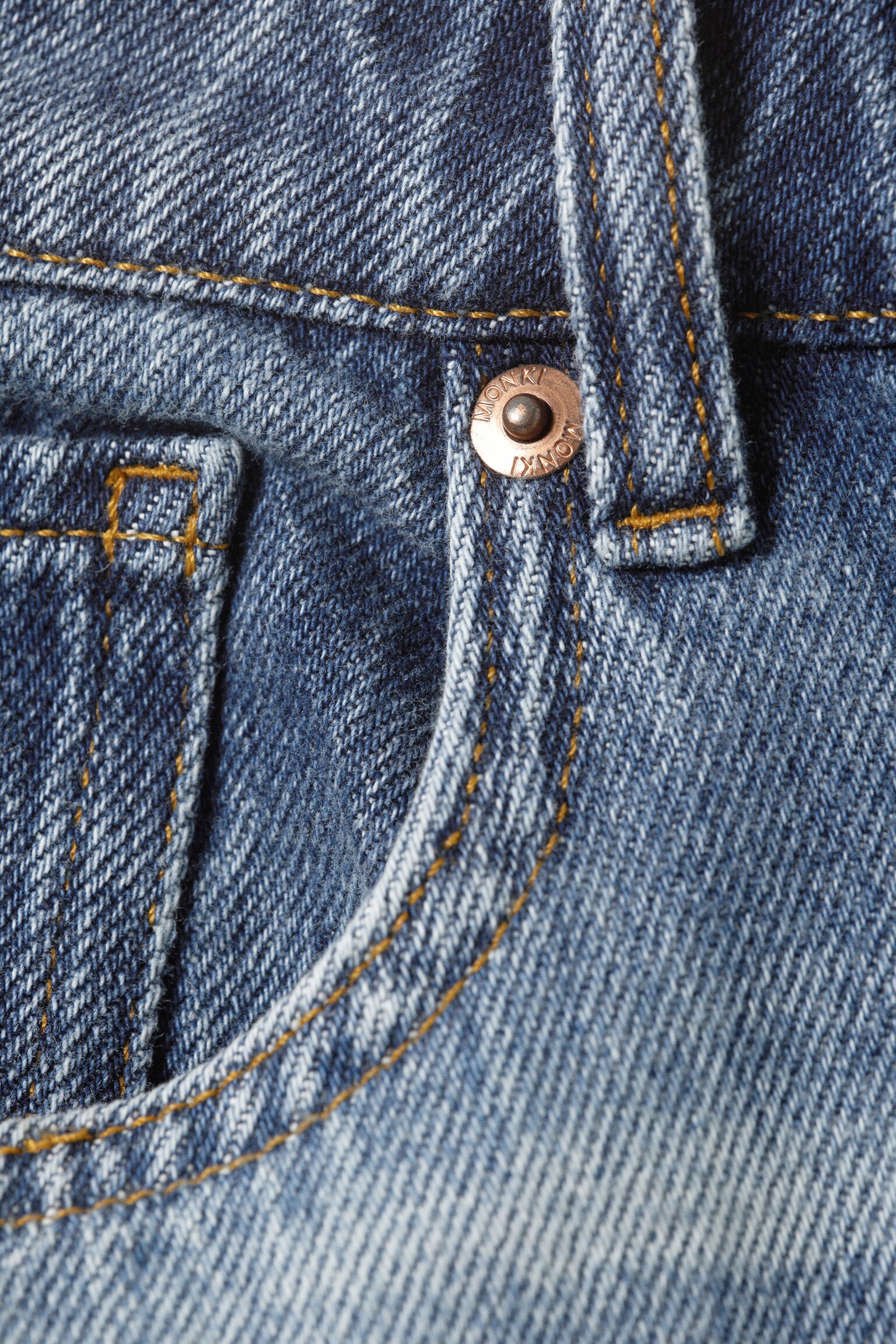 Midi-nederdel i denim - Mountain Blue/Fresh Blue – lyseblå - 6