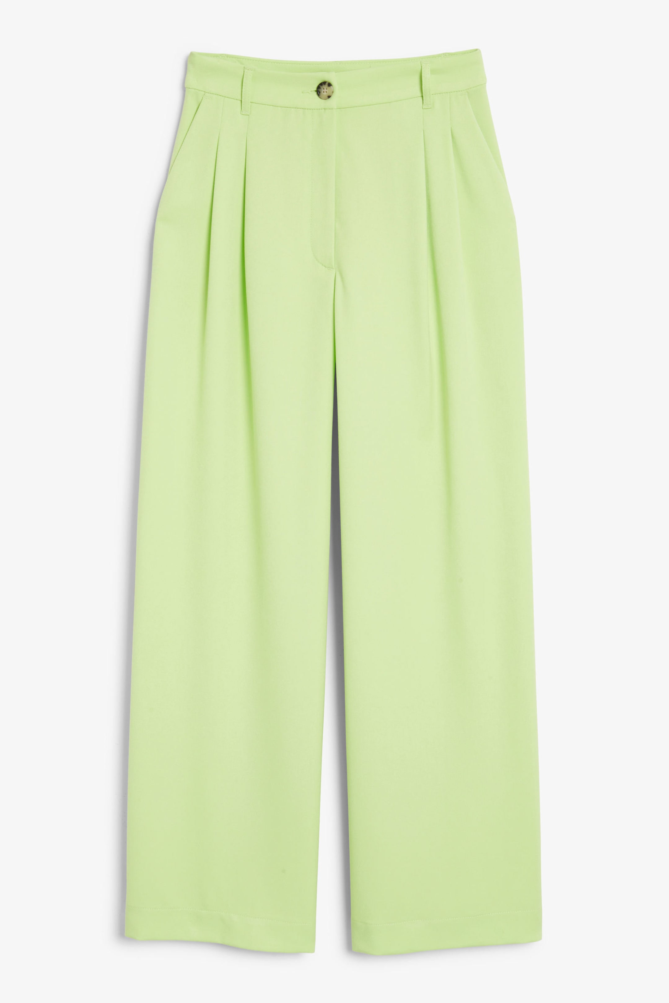 Light green - Wide Leg Trousers - 0
