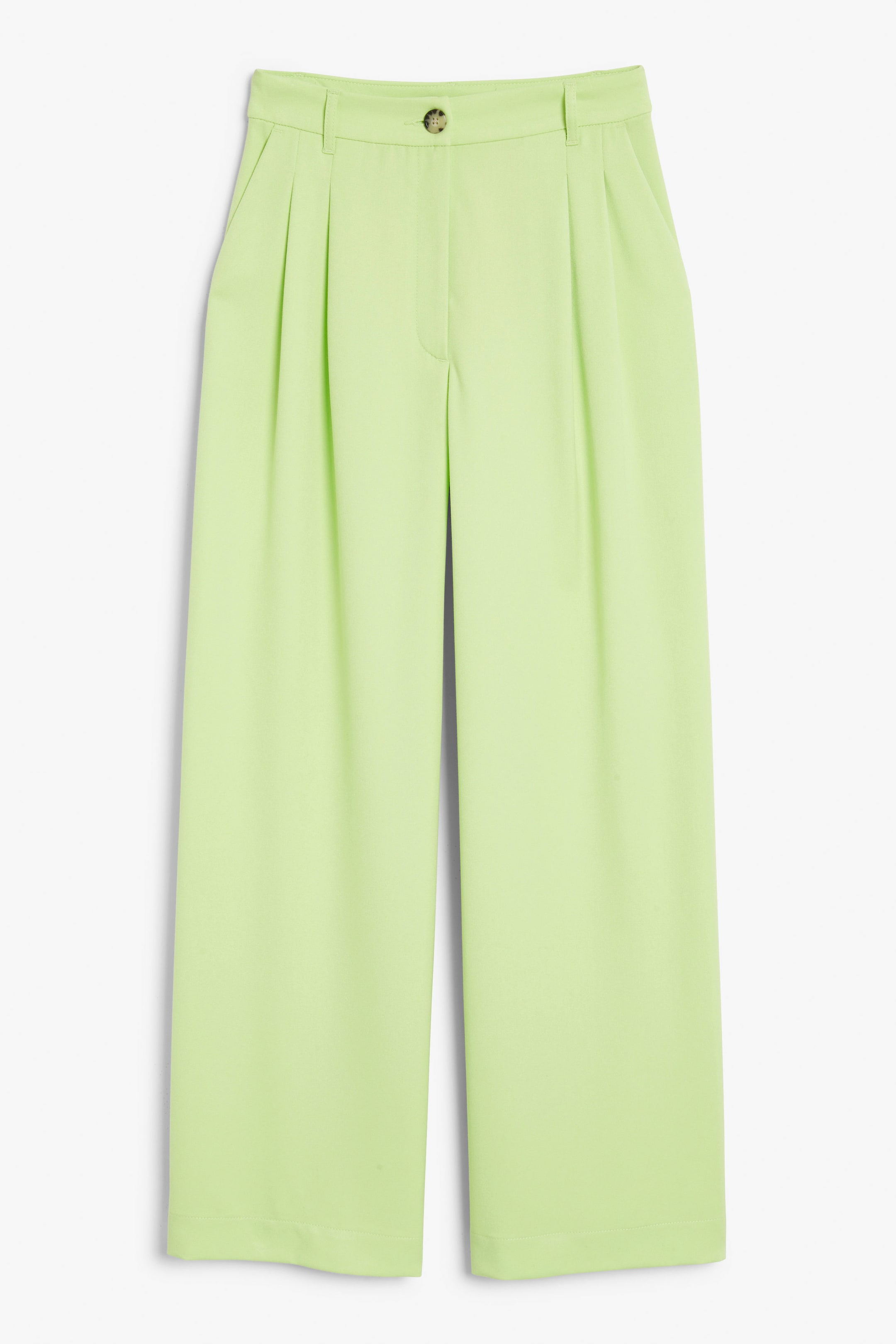 Light green - Wide Leg Trousers - 0