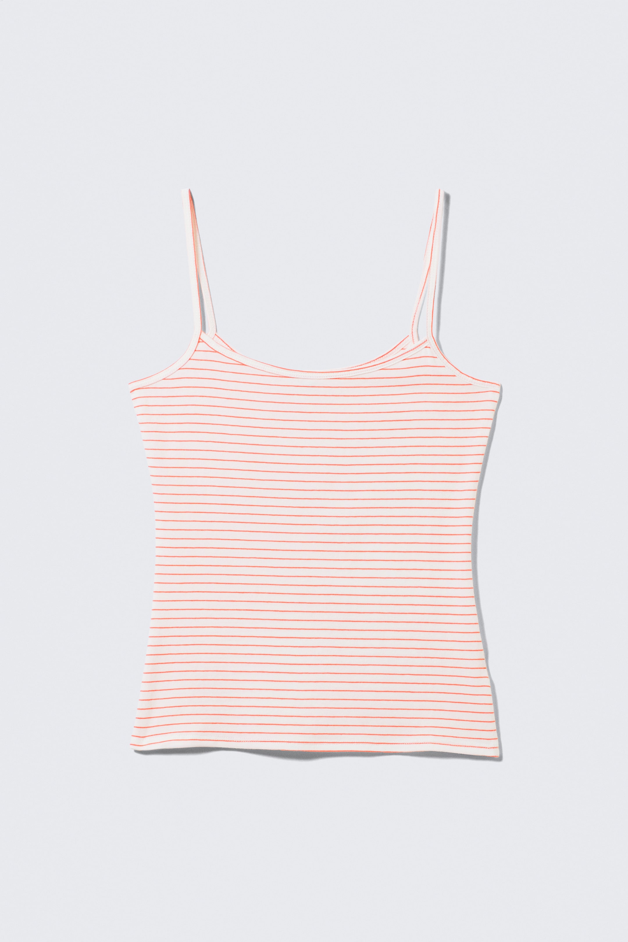 Grösseres Bild ansehen: Schmales Träger-Tanktop - Rote & weiße Streifen - DAMEN | H&M CH 5