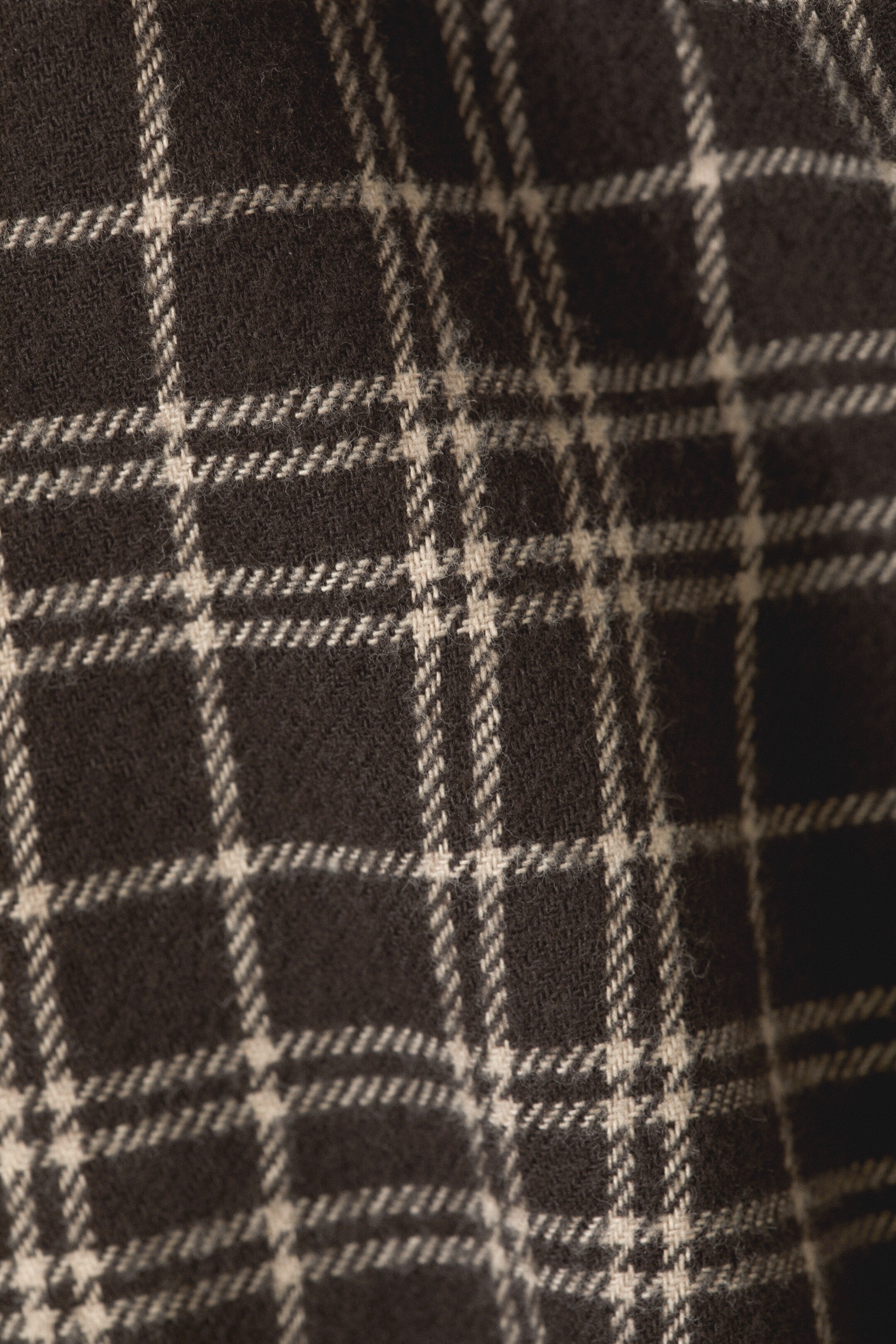 View larger image: Relaxed PJ Trousers - Dark Brown Check - Ladies | H&M GB 2