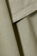 Light Khaki - Cosmic Echo - Long-Sleeved Double-Layered Oversized T-shirt - 1