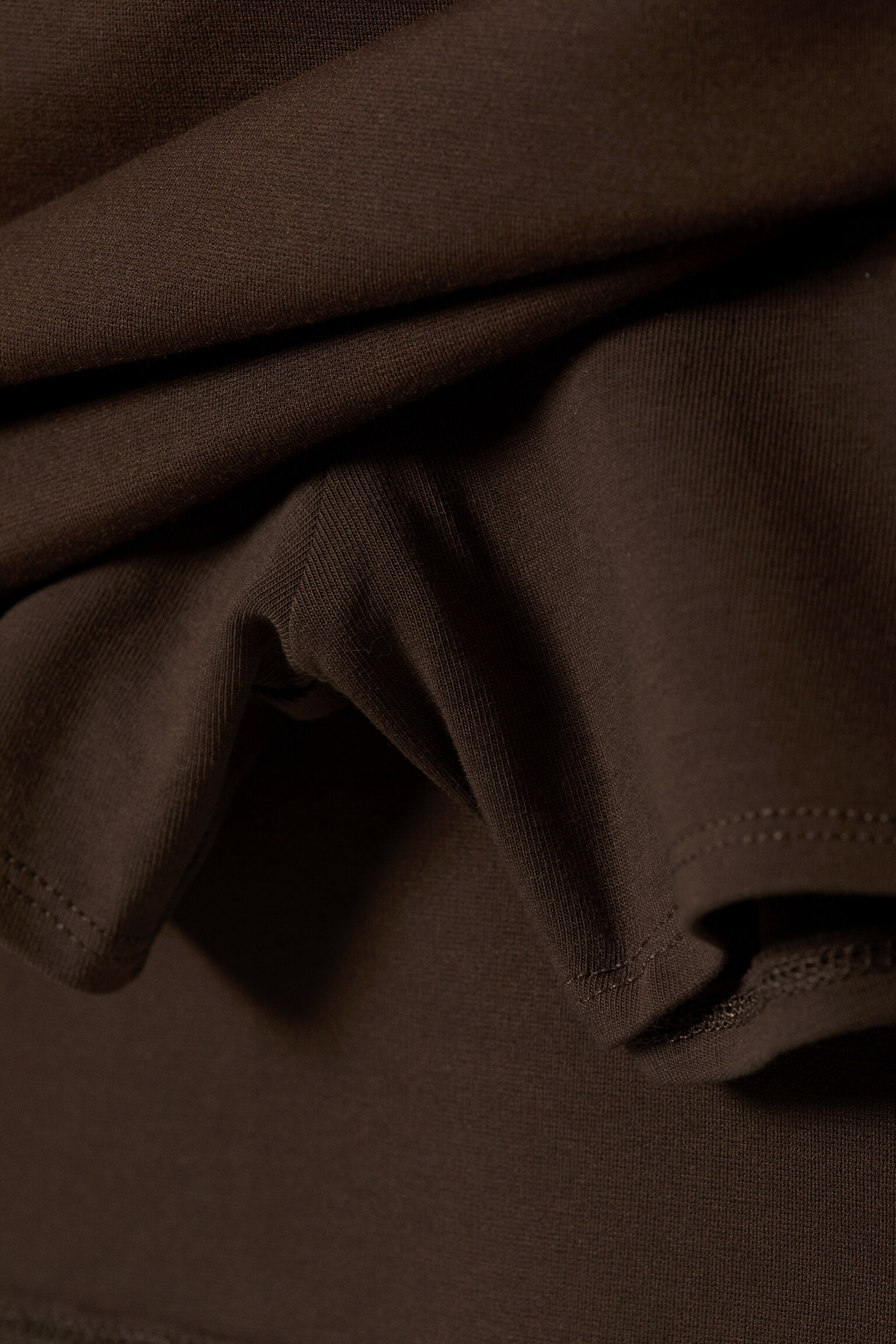 Pull-on Mini Skort - Dark Brown - 3