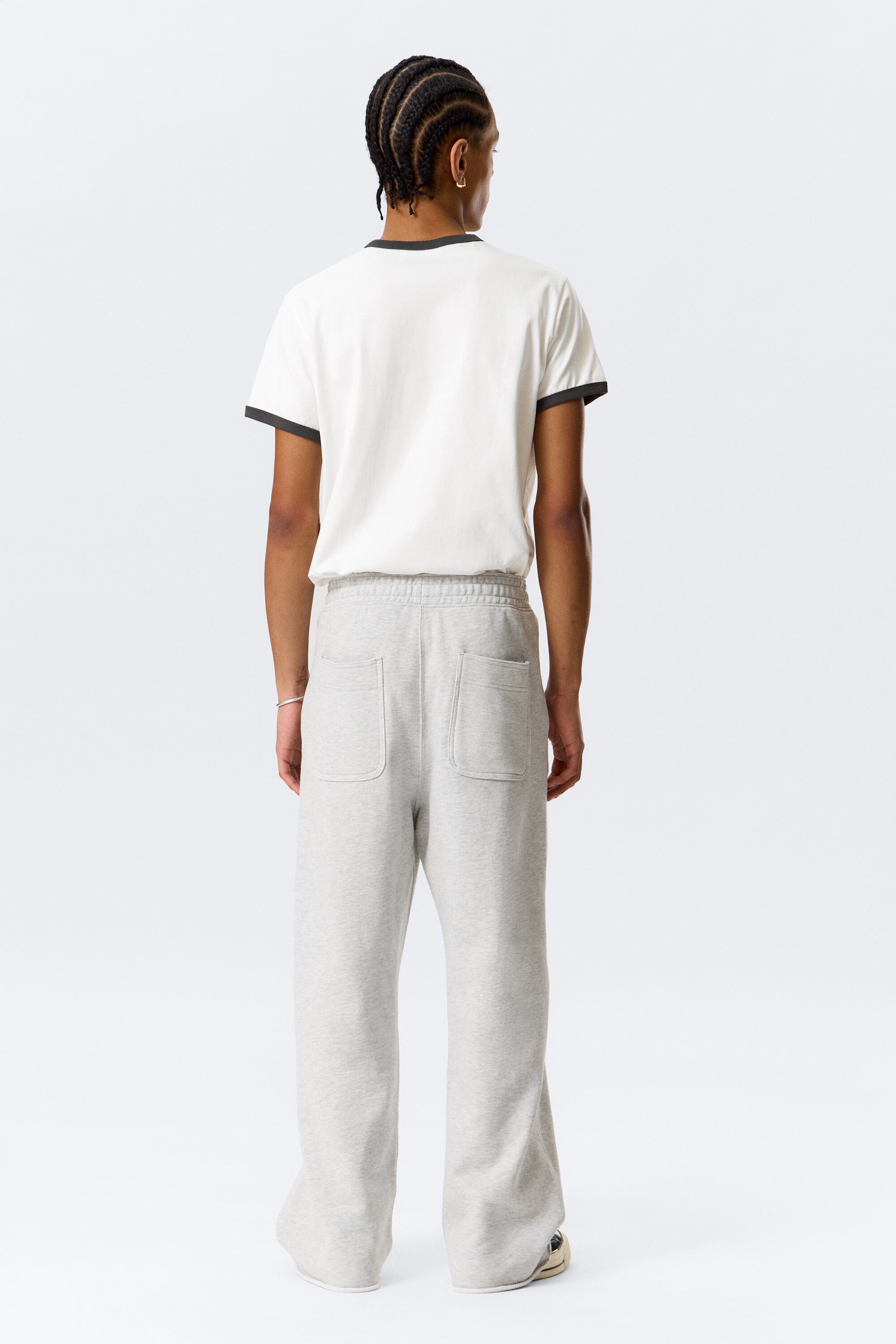 astro loose terry sweatpants - Light Dusty Grey | Weekday EU
