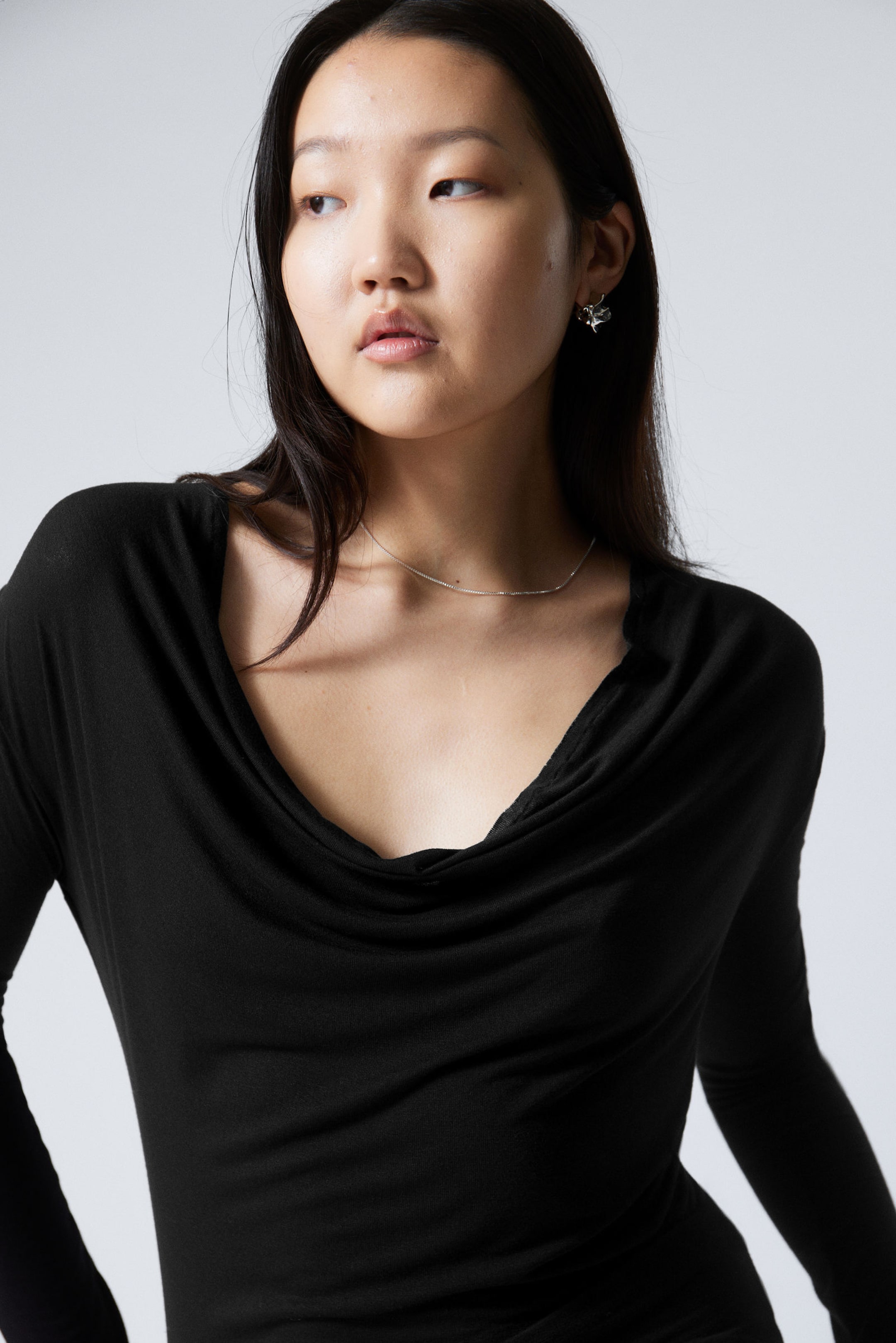 #272627 - Drapiertes Langarm-Top - 2