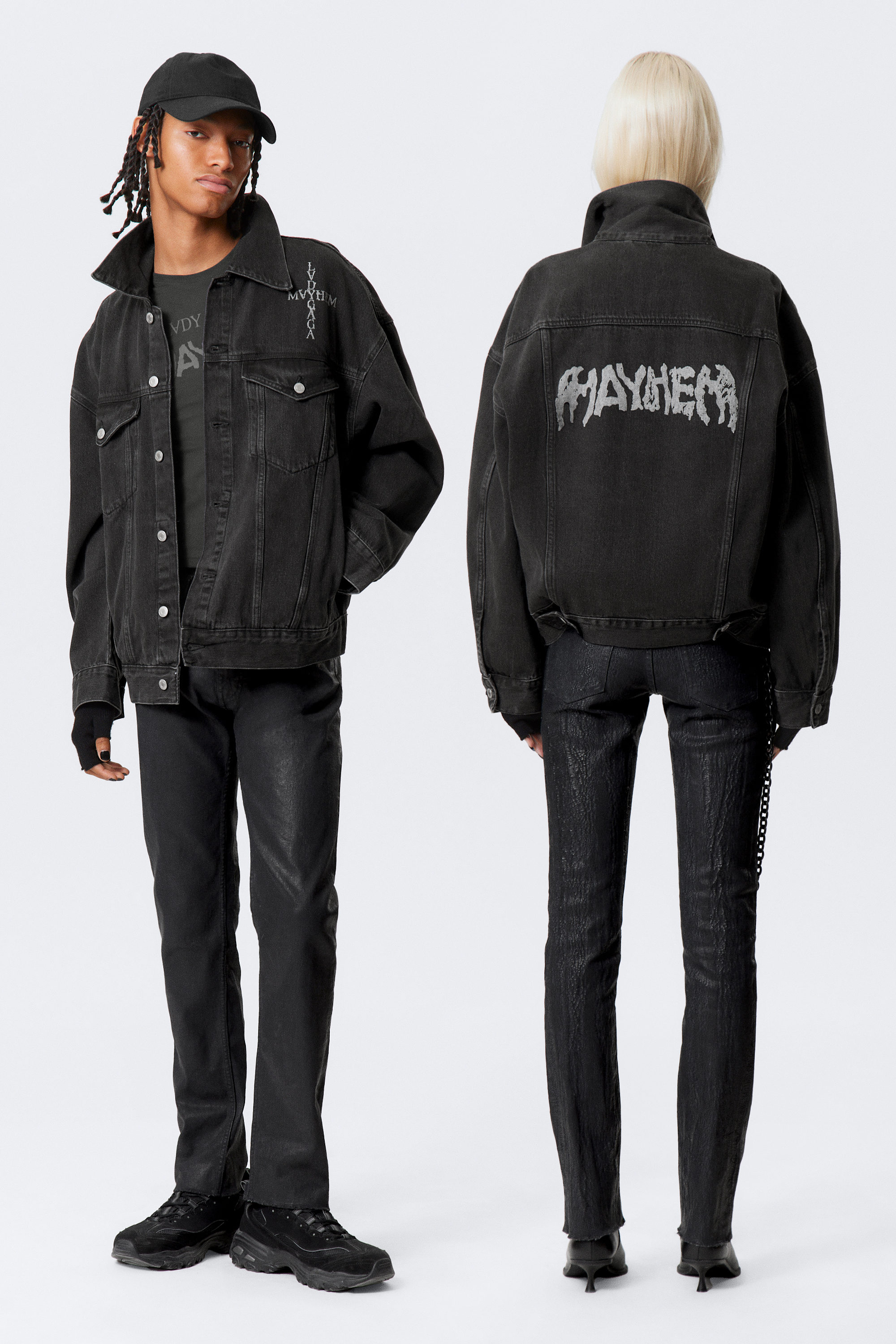 Black - Gaga Denim Jacket