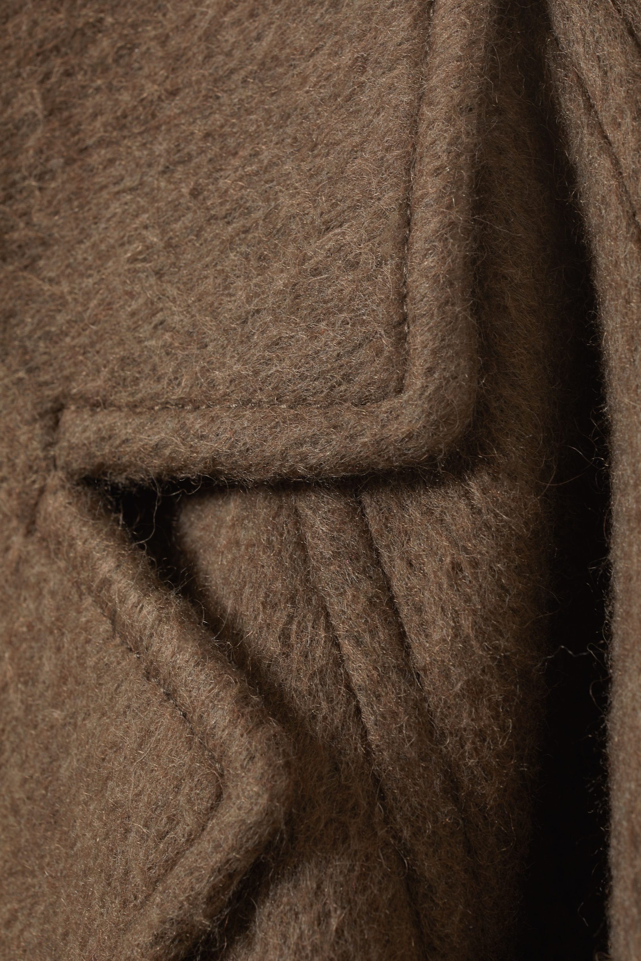 Taupe - Kia – Oversized-Mantel aus Wollmischung - 1
