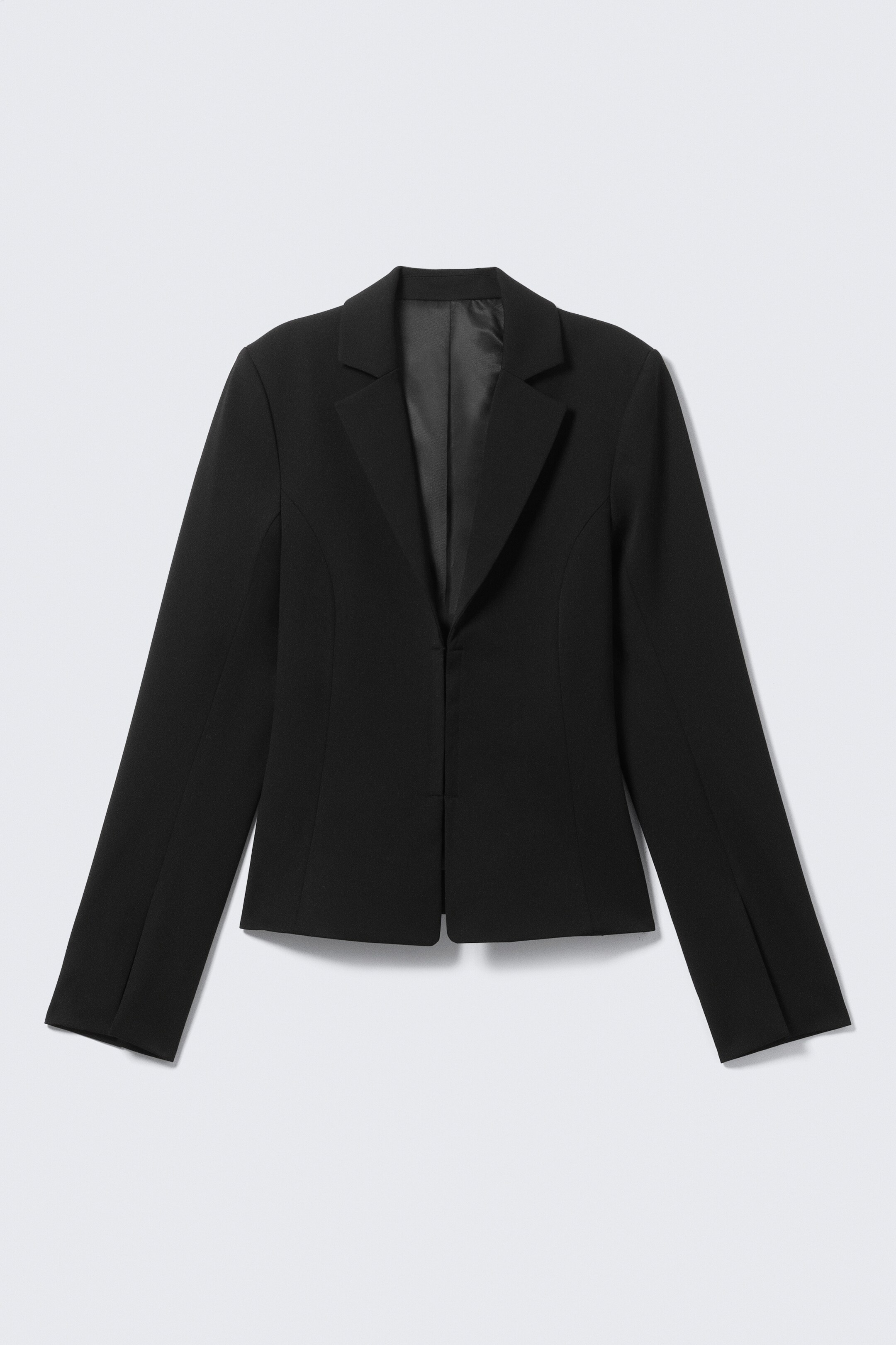Grotere afbeelding bekijken: Fitted Blazer with Vented Sleeves - Zwart - DAMES | H&M BE 5