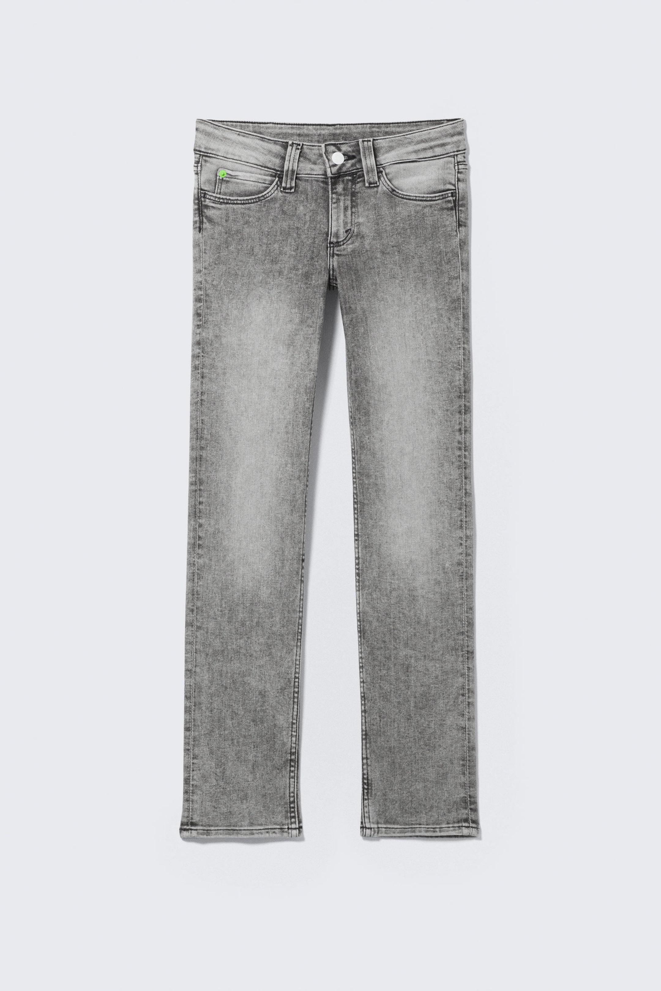 Post Grey - Sleezie Low Rise Skinny Jeans - 4