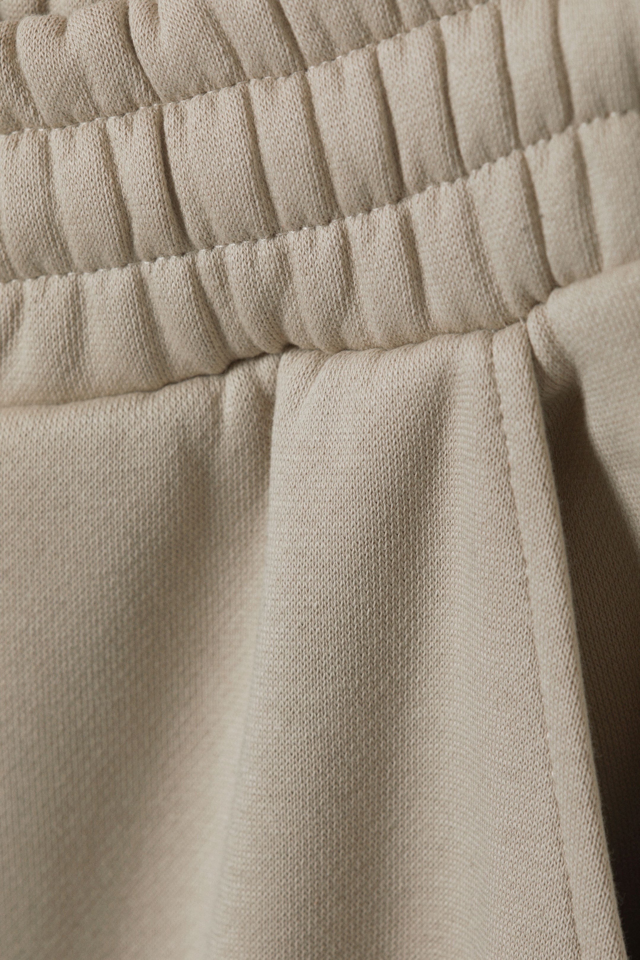 Light Beige - Loose Long Heavyweight Sweatpants - 2