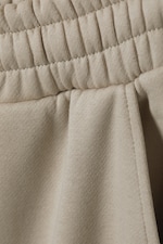 Helles Beige - Lange, schwere Sweatpants in lockerer Passform - 2