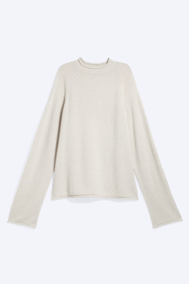 Jersey holgado de mezcla de lana - Topo claro/Gris oscuro/Azul oscuro - 1