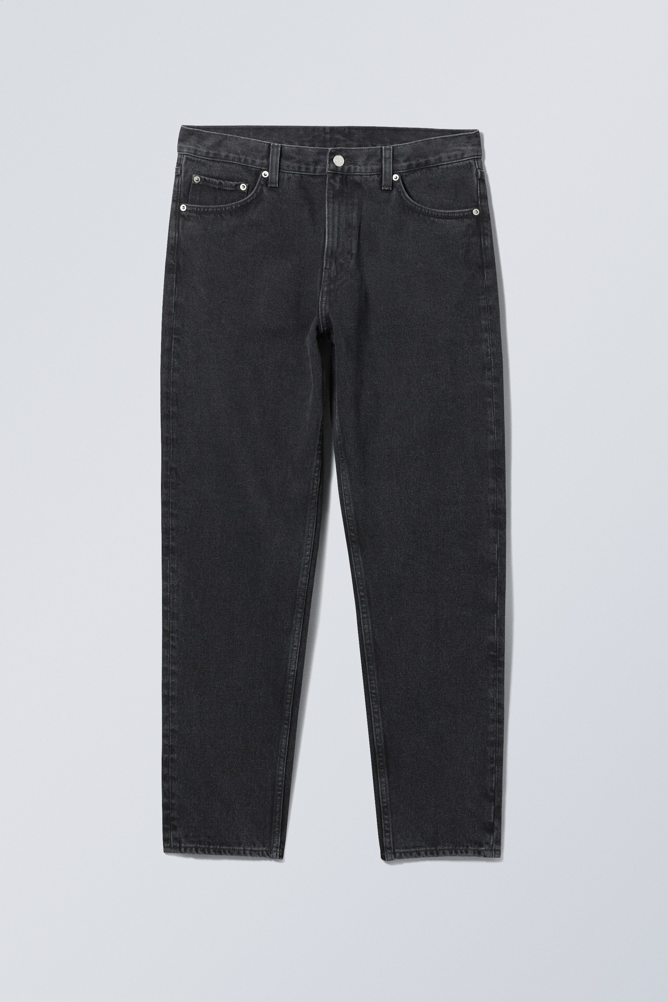 Tuned Black - Black - Barrel Relaxed Tapered Jeans - 0