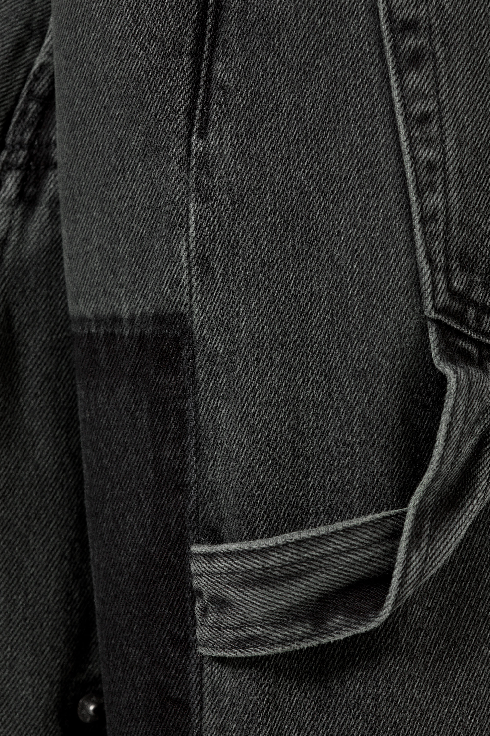 Eulogy Black - Schwarz - Astro Loose Baggy Leg Carpenter Jeans - 2