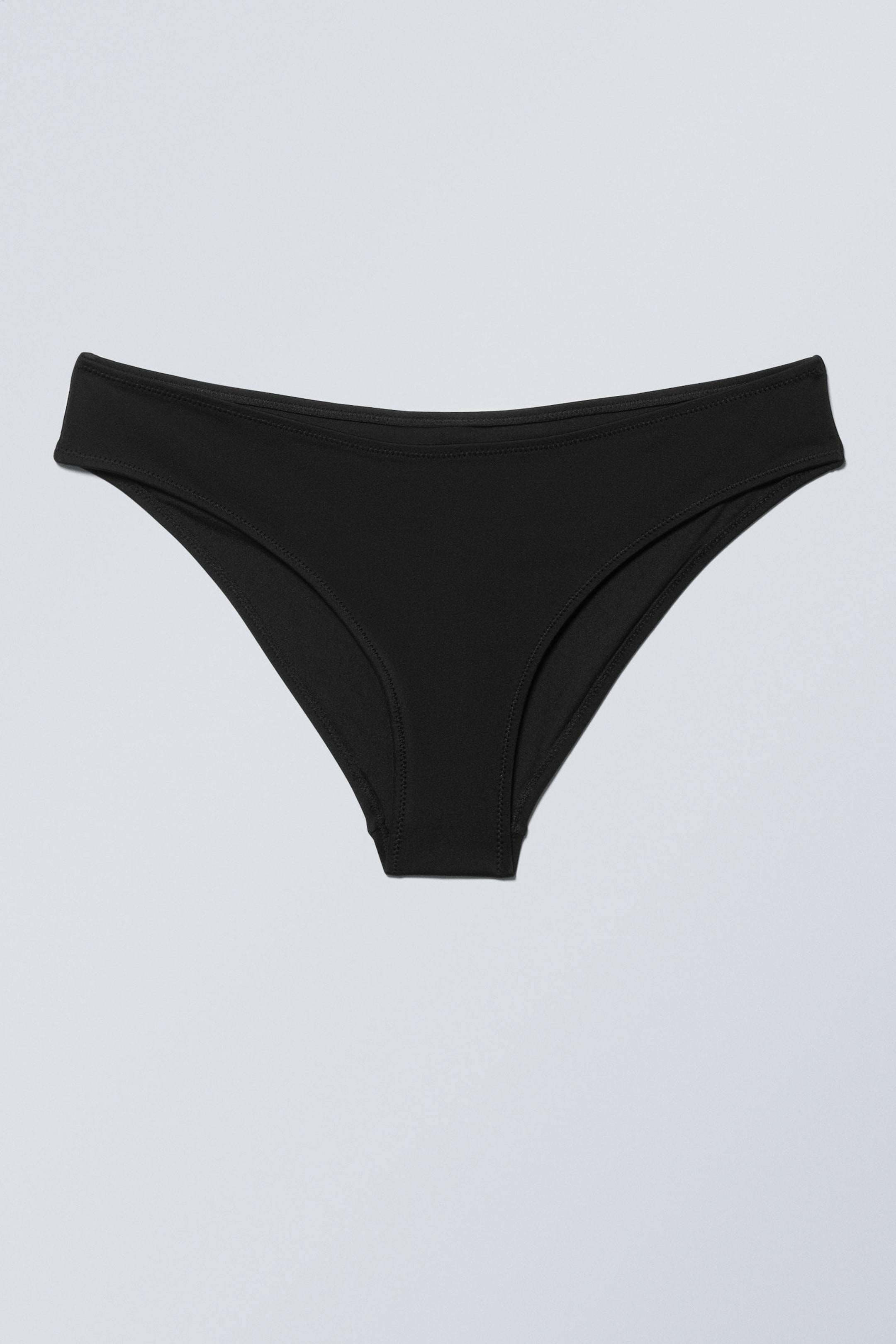 Schwarz - Schlichtes Bikinihöschen