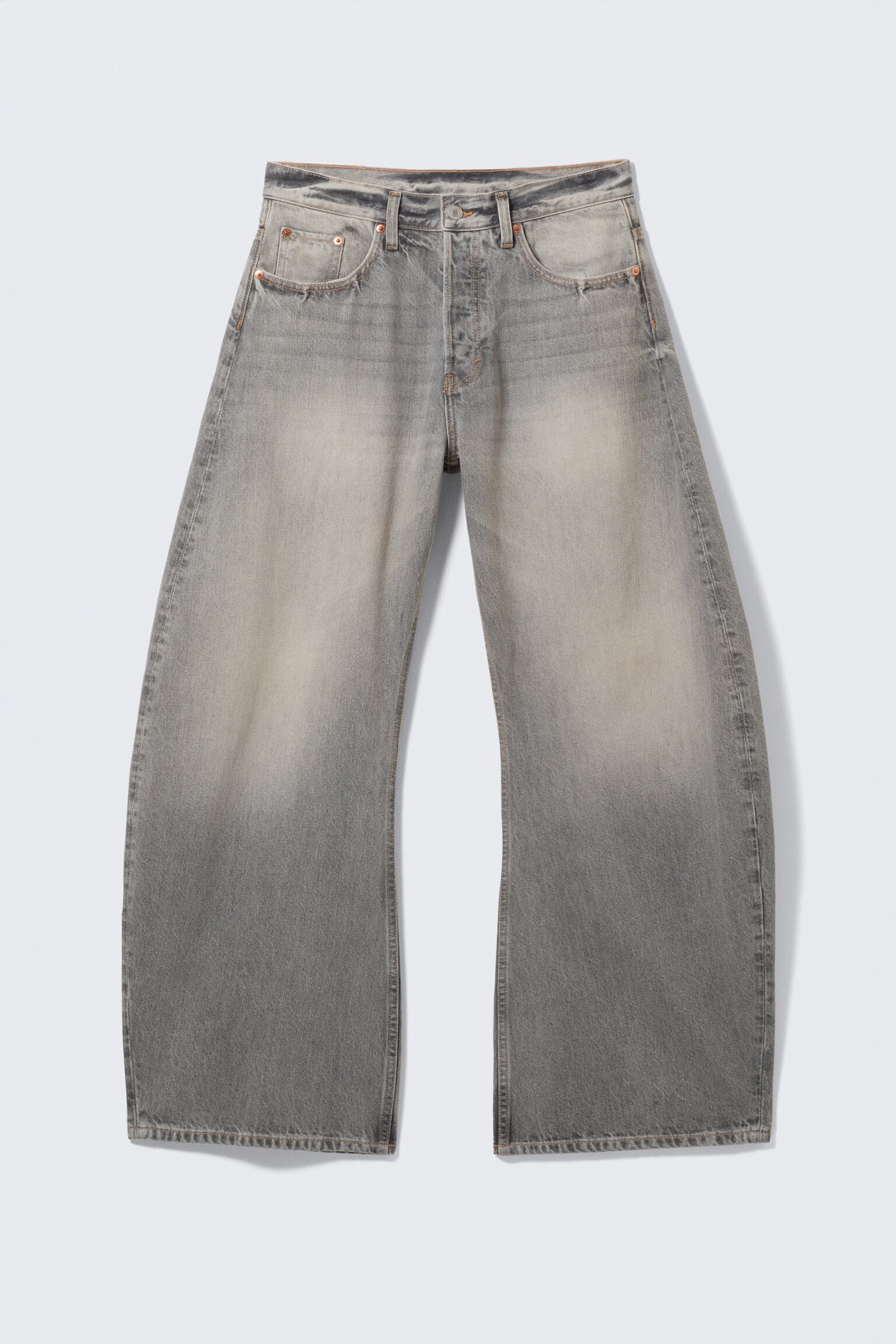 Solera Loose Barrel Jeans - Canyon Grey - Medium Grey - 2
