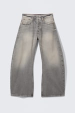 Canyon Grey - Medium Grey - Solera Loose Barrel Jeans - 14