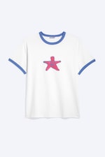 Vit - Star - Grafisk t-shirt - 4