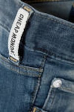 Blauw spray - Sleezie skinny jeans met lage taille - 5