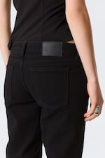 Black Rinse - Black - Neptune Low Rise Slim Straight Leg Jeans - 3