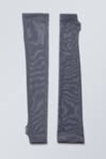 Dusty Blue - Mesh sleeves - 0