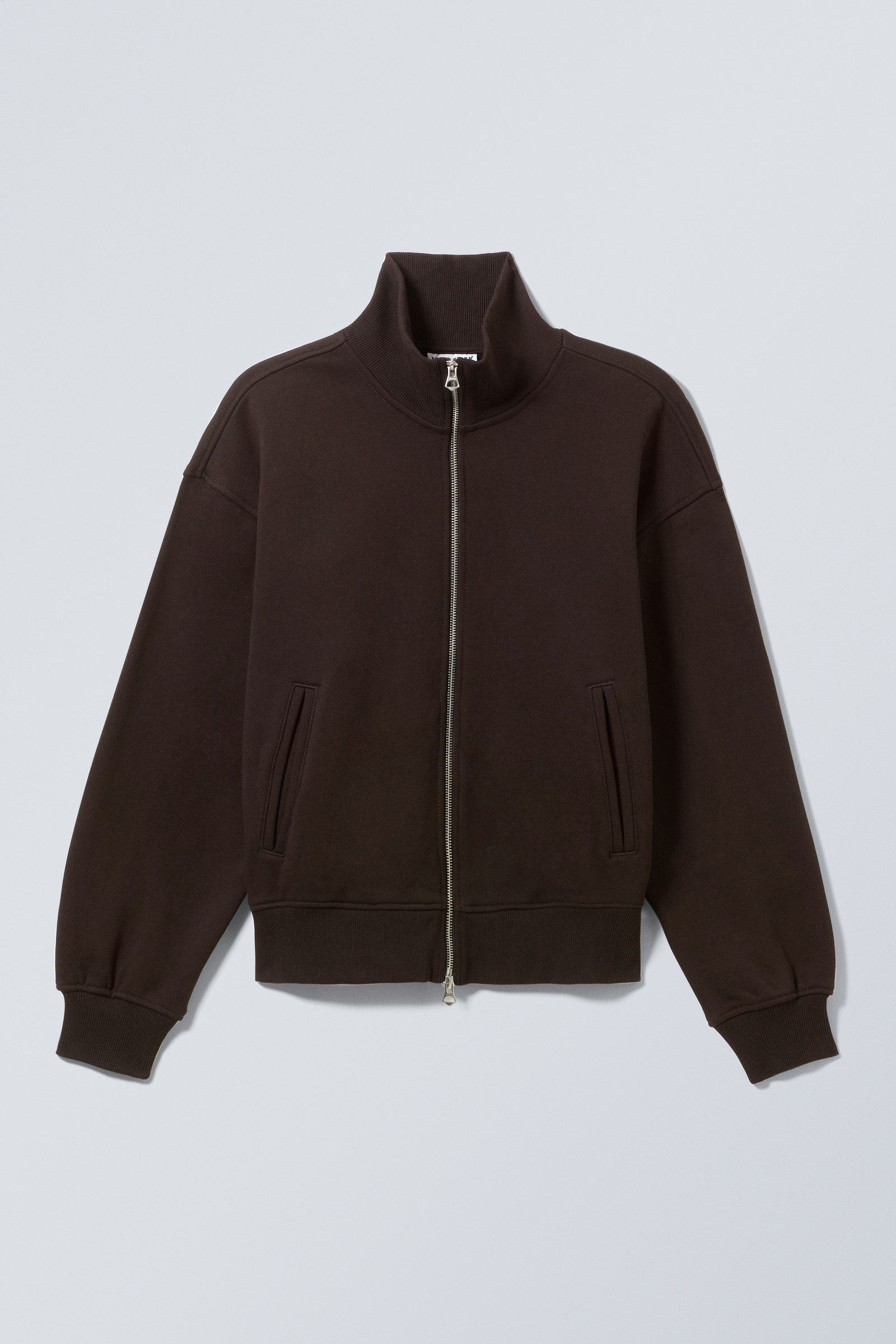 FAUX LEATHER ZIP UP ブルゾン　ブラウン FAUX LEATHER ZIP UP ブルゾン(505572494) | スライ(SLY) - d