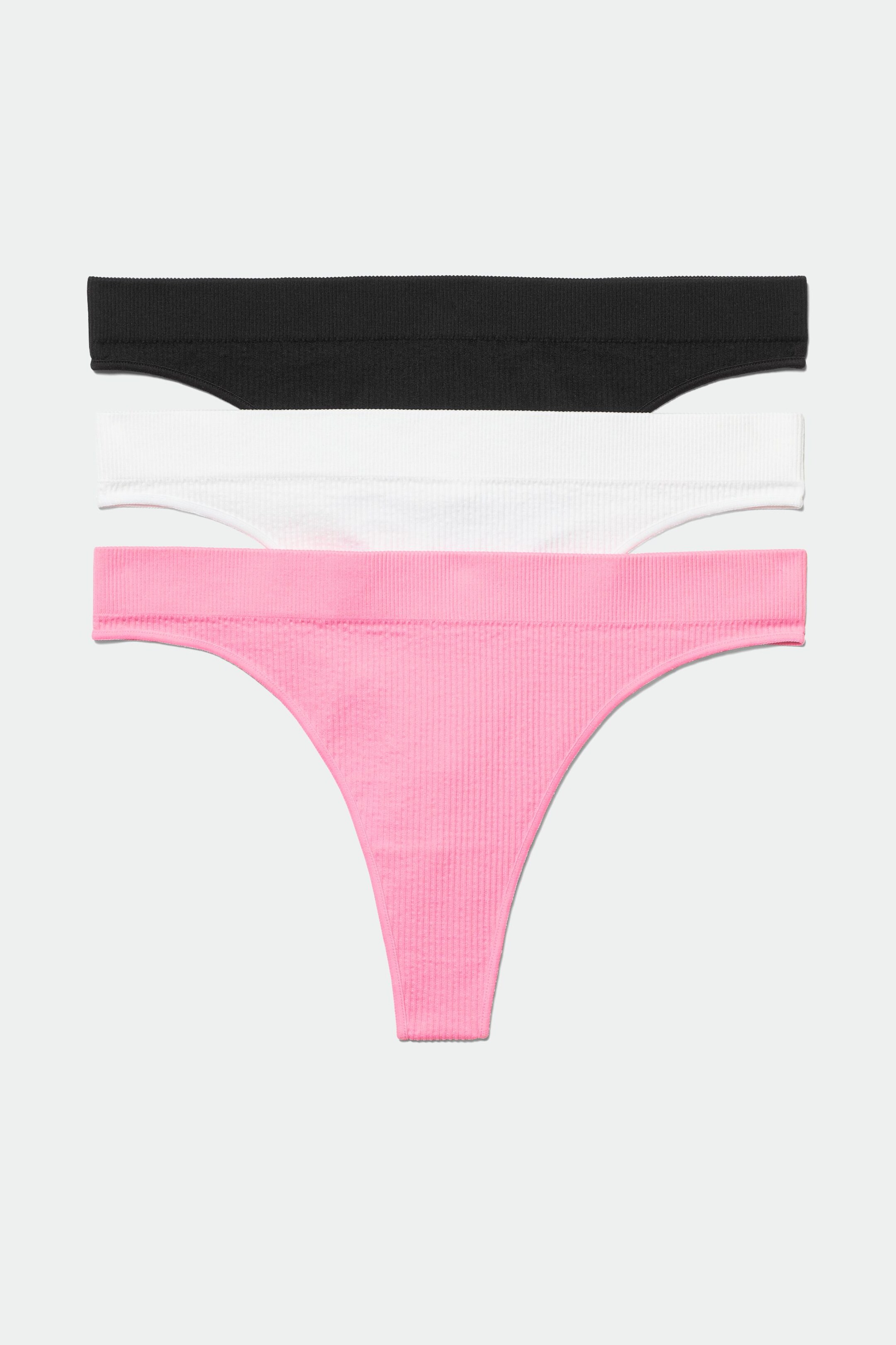 Multi - 3-pack Cat Thongs - 0