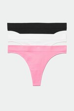 Multi - 3-pack Cat Thongs - 0