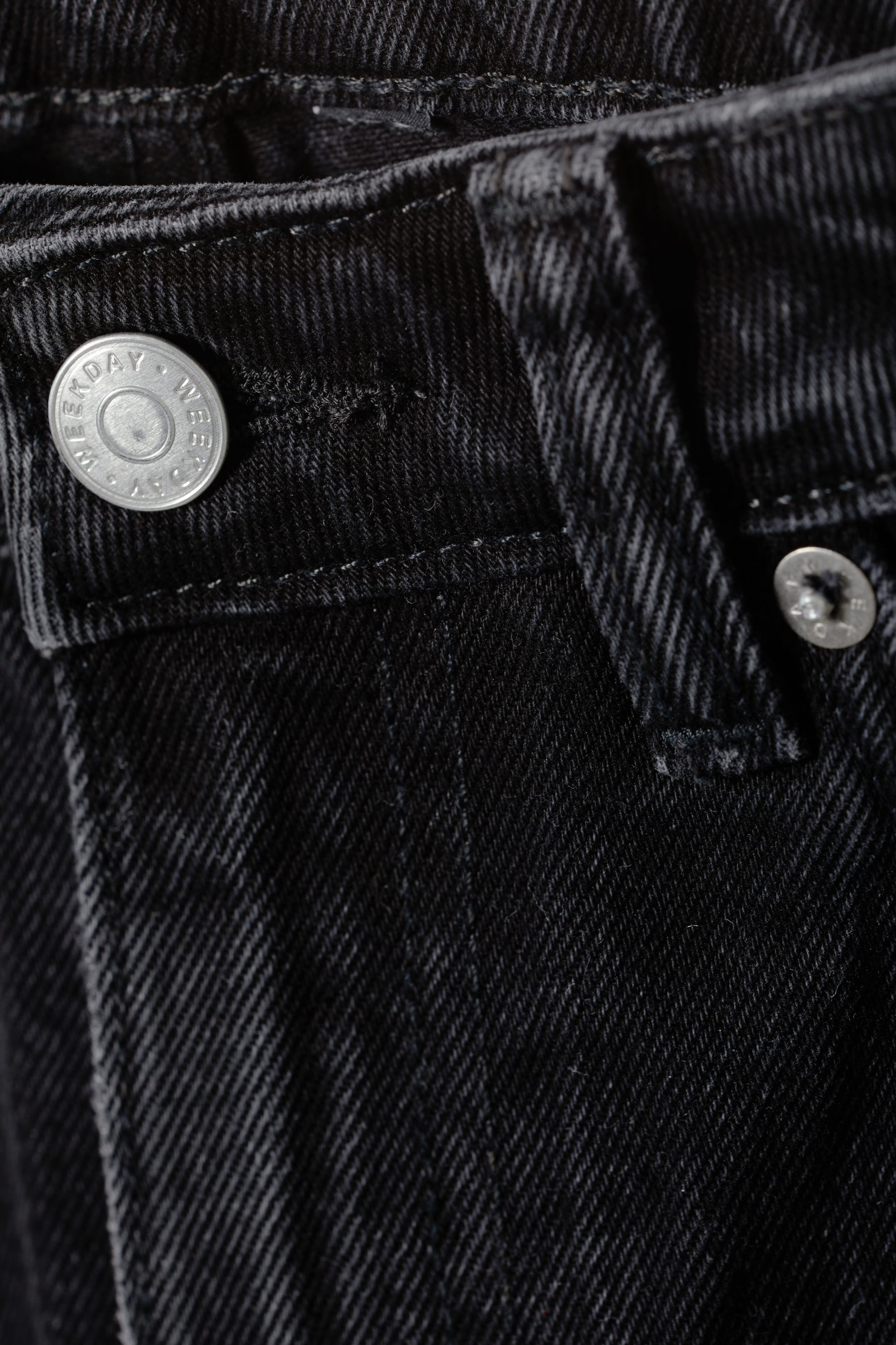 Washed black raw hem - Voyage High Straight Jeans - 1