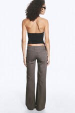 Dark Mole - Stretch Bootcut Trousers - 3