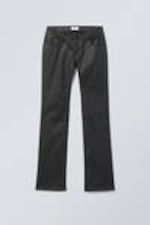 Zwart met coating - Lana gecoate broek - 0